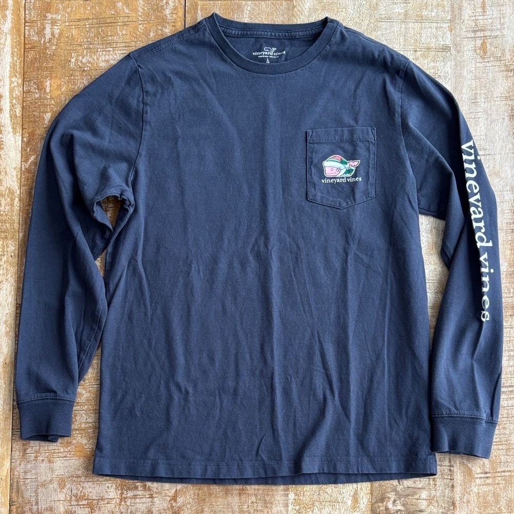 Vineyard Vines Boys Holiday Tee L(16)